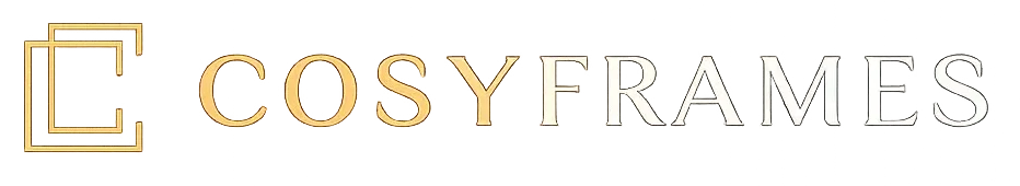CosyFrames logo - cozy home decor ideas