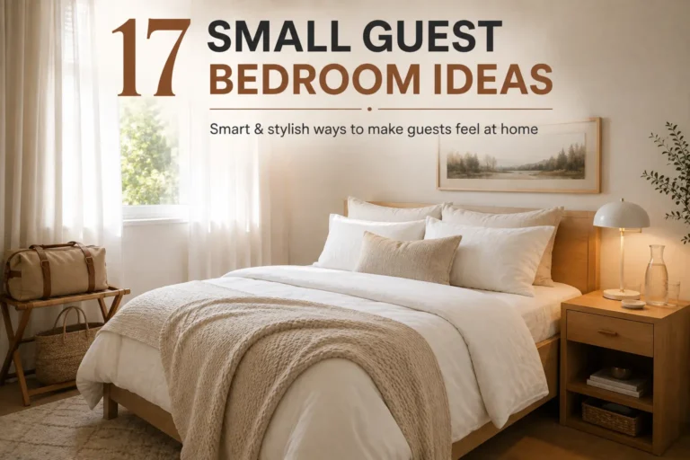 small guest bedroom decorating ideas layout diagram with luggage rack and layered bedding