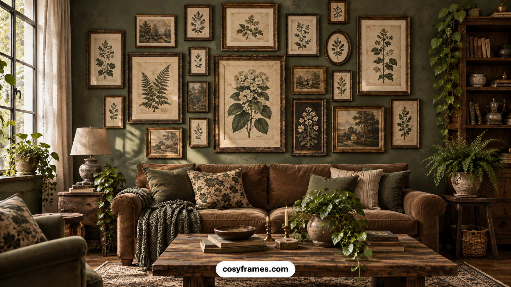 25 Vintage Botanical Gallery Wall Ideas for a Cozy, Timeless Home