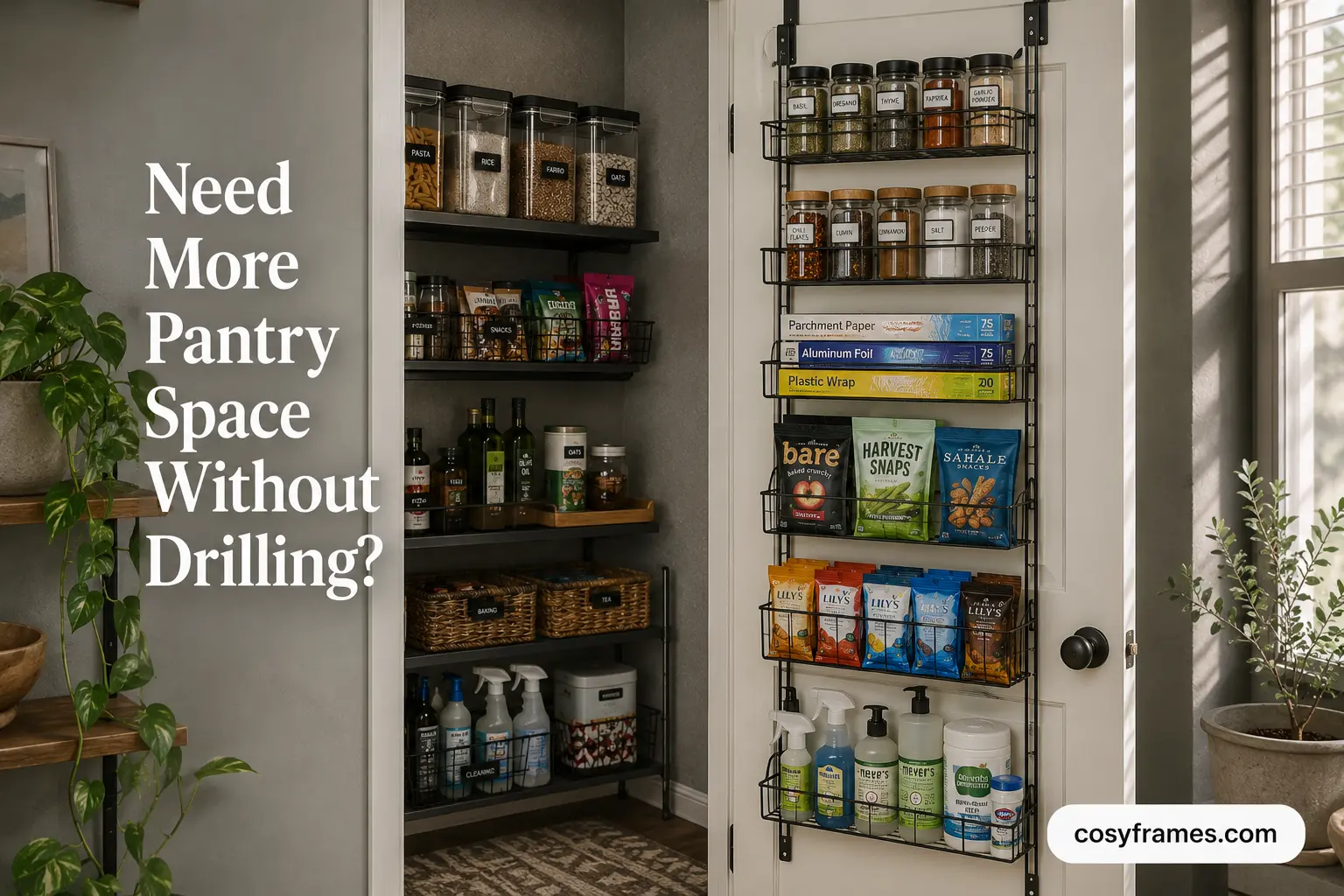 8 Pantry Door Storage Ideas That Add Extra Space