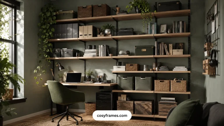 no pantry kitchen storage ideas for small homes showing a slim rolling cart next to fridge